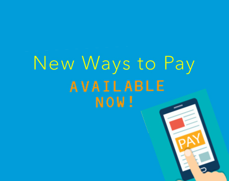 new ways to pay | Available now!